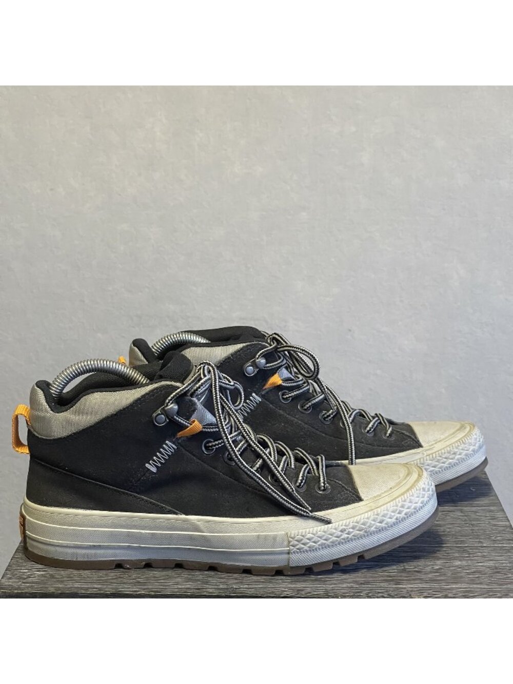 Converse Chuck Taylor All Star Street Boot Hi Navy/Gray/Orange Lace-Up 8.5